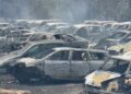 Zjarr i madh në Selenicë, shkrumbohen disa automjete