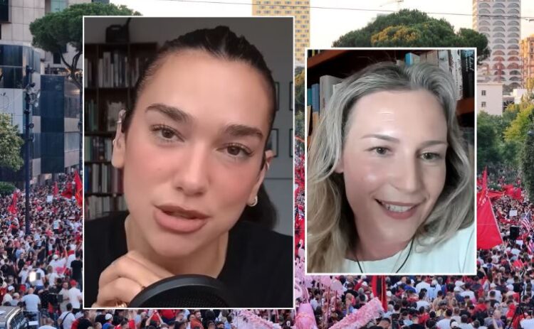 “Mos u dorëzoni!”/ Dua Lipa dhe Lea Ypi inkurajojnë qytetarët: Protestat sjellin ndryshim, mbrojnë demokracinë