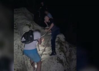 Mbetën të bllokuar në Kanionet e Gjipesë/ Shpëtohet turisti holandez dhe dy fëmijët e tij të mitur
