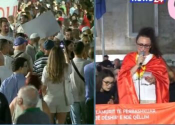 “Zëri i qytetarëve duhet të dëgjohet” – Italiania i bashkohet protestës te Kryeministria, bën thirrje në shqip: Rama jepe