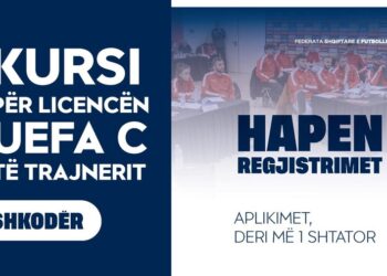 Kursi UEFA C zhvillohet në Shkodër, FSHF hap aplikimet për trajnerët e rinj