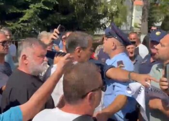 Ofendoi gazetarët gjatë protestës në Maliq, procedohet penalisht 45-vjeçari