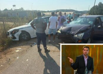 Përplasen dy makina në Durrës, përfshihet në aksident zyrtari i partisë së Agron Shehajt