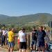 Banorët e Mirakës ngrihen në protestë, kundërshtojnë bllokimin e aksesit nga punimet e Koridorit VIII