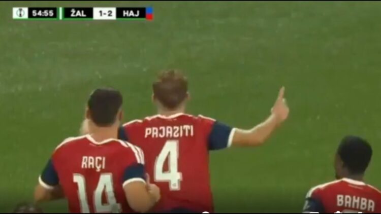 Pajaziti shkëlqen me Hajdukun e Splitit me një super gol, krotatët pranë playoff-it