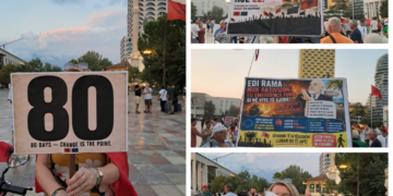 “Drejtorët firmosin, oligarkët grabisin”, pankartat pikante në ditën e 80-të të protestës