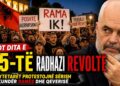 Protesta e 85-të kundër Ramës, qytetarët marshojnë drejt Kryeministrisë: Shqipëria kërkon revolucion
