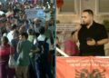 Protestuesi i kthehet Ramës: Për çfarë bese e ke fjalën? Për Manjën si kamarier apo Belindën shërbëtore
