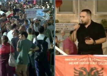 Protestuesi i kthehet Ramës: Për çfarë bese e ke fjalën? Për Manjën si kamarier apo Belindën shërbëtore