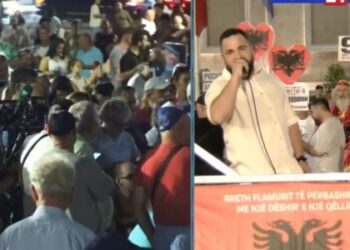 Protestuesi ironizon vendimin e Ramës për të ndryshuar vendin e takimit të PS: Fuqia jonë do t’i largojë nga kjo godinë