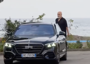 Kryeministri “që ha vetëm një vakt” ndërron makinën, Rama shfaqet me Mercedesi Benz të ri të 2026-s