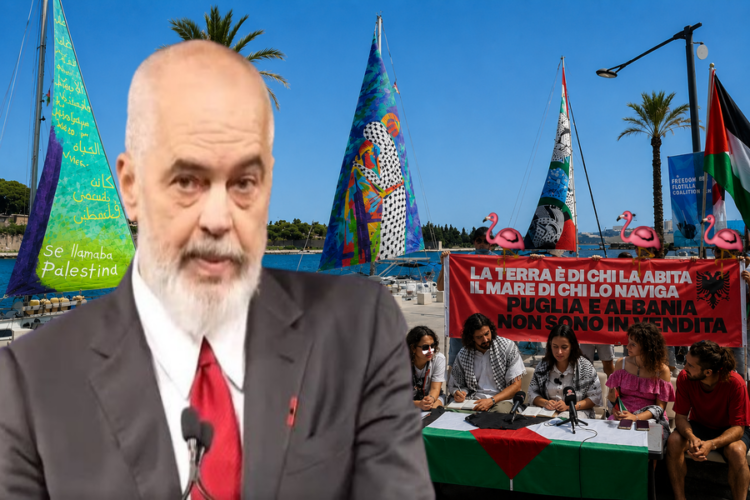 Rama sulmon dhe ironizon Global Sumud Flotilla: Revolucionarët e rrenave” erdhën të shpëtonin Sazanin