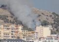 Zjarr në Sarandë, flakët i afrohen Manastirit të 40 Shenjtorëve