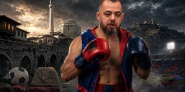 Shkodra e kulturës apo Vllaznia e grushtit? Alban Xhaferi, nga xhamia te dhunimi i arbitrave