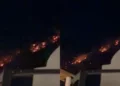 Zjarri në Malin e Çikës, flakët afrohen kërcënueshëm drejt fshatit turistik të Dhërmiut