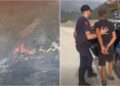 Ndezi zjarr në fshatin Tërbaç dhe flakët u përhapën edhe në Vranisht, arrestohet 25-vjeçari Aderjan Bojkoj