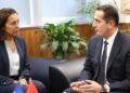Ambasadorja e re e BE-së takohet me kreun e SPAK: Lufta kundër krimit dhe korrupsionit, kyçe për anëtarësimin e Shqipërisë në BE