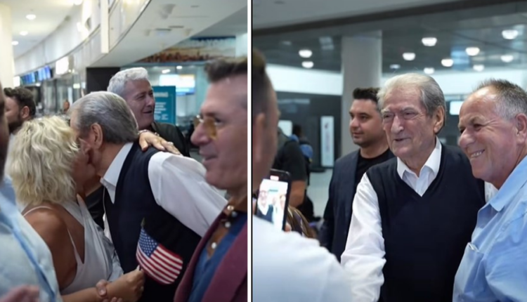 “Mbërrita në SHBA”, Berisha publikon pamjet nga aeroporti, pritet nga përfaqësues të komunitetit shqiptar