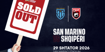 Liga e Kombeve/ San Marino-Shqipëri, shiten të gjitha biletat për tifozët shqiptarë