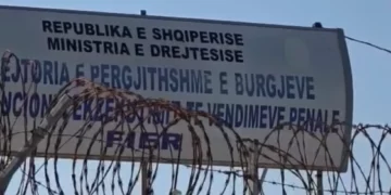 Humb celulari i sekuestruar në qelinë e burgut të Fierit, pezullohen katër gardianë