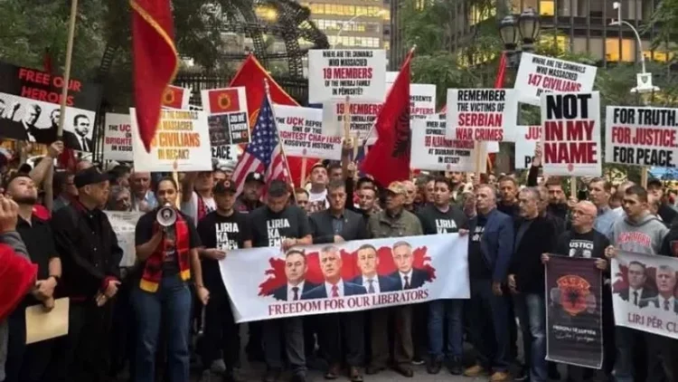 “Jo në emrin tim”/ Diaspora shqiptare në SHBA proteston para OKB-së në New York: Lironi heronjtë tanë!
