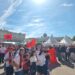 Diaspora shqiptare në Austri proteston kundër dënimit të 4 ish-krerëve të UÇK-së: Nuk do të heshtim për dëshmorët tanë
