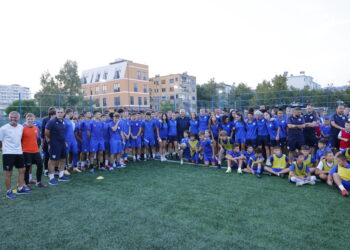 Inagurohet fusha e re sportive në Durrës, Presidenti Duka: Ta mbushni me energji, buzëqeshje dhe ëndrra