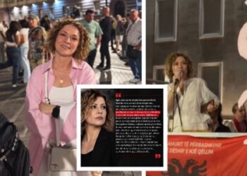 Foli në protestë, aktorja Egla Ceno zbulon SMS kërcënuese: Të betohem do të përdhunoj në mes të Tiranës!
