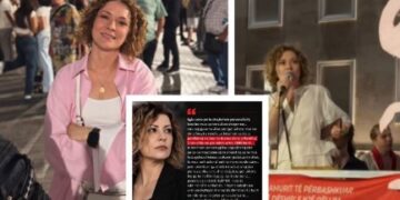 Foli në protestë, aktorja Egla Ceno zbulon SMS kërcënuese: Të betohem do të përdhunoj në mes të Tiranës!