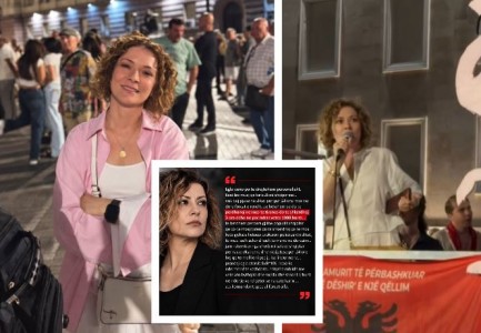 Foli në protestë, aktorja Egla Ceno zbulon SMS kërcënuese: Të betohem do të përdhunoj në mes të Tiranës!