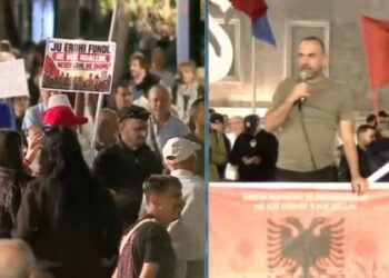 Aktivisti në protestë: Shteti ka rënë, vendi po drejtohet nga mafia dhe krimi