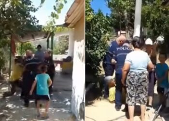 Kuçovë/ Shoqëruan me forcë kryefamiljarin në sy të fëmijëve, pezullohen nga detyra tre efektivët