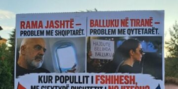 Parullat pikante të protestës, qytetarët ironizojnë Ramën dhe Ballukun