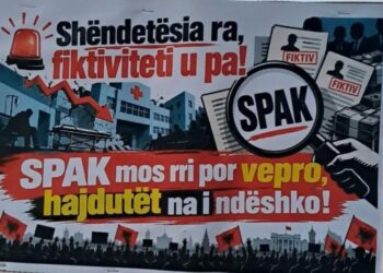 Nga SHISH te shëndetësia, pankartat pikante të protestës së 118-të