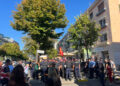 Dita e parë e shkollës nis me protestë te Zogu i Zi, policia shoqëron disa qytetarë