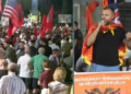 “Diaspora nuk ia fal krimet Ramës”/ Protestuesi nga Roma: Nuk do lejojmë hajdutët të bëjnë pazare me shqiptarët