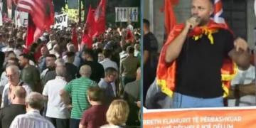 “Diaspora nuk ia fal krimet Ramës”/ Protestuesi nga Roma: Nuk do lejojmë hajdutët të bëjnë pazare me shqiptarët