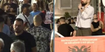 Protestuesi ironizon Ramën: Pasqyra e kryeministrit është Belinda Balluku!