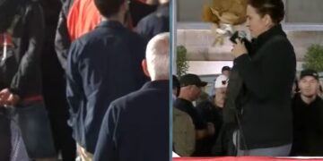 Protestuesja merr pulën në podium, thirrje Ramës: Me burrat nuk merresh dot! Do veshësh fustanin dhe do ja mbathësh