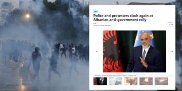 AFP: “Zvërneci” kthehet në revoltë kundër korrupsionit, protestuesit kërkojnë dorëheqjen e Ramës