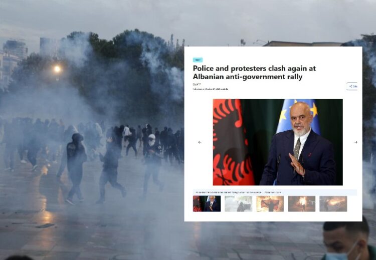AFP: “Zvërneci” kthehet në revoltë kundër korrupsionit, protestuesit kërkojnë dorëheqjen e Ramës