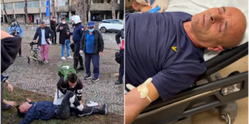 U godit nga policët dhe mbeti pa ndjenja, ja si është gjendja e protestuesit