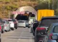 Bllokohet hyrja e tunelit Tiranë-Elbasan, policia në vendngjarje