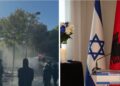 Protestat/ Mbyllet Ambasada e Izraelit në Tiranë