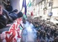 Protesta masive në Itali kundër qeverisë Meloni, djegin fotografitë e kryeministres