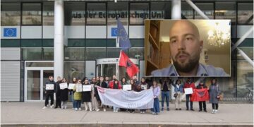 Takimi me kancelarin austriak, aktivisti Etrid Zifla: I kërkuam të bëhet zëri i protestuesve shqiptarë në BE! Dorëzuam dosje me video dhe foto të dhunës policore