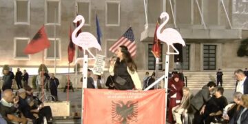 Aktivistja: 3 protestues u shoqëruan sot para Kuvendit, policia t’i lirojë!