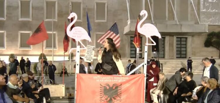 Aktivistja: 3 protestues u shoqëruan sot para Kuvendit, policia t’i lirojë!
