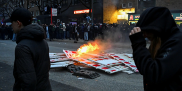 Protestat në Hamburg/ Iniciativa e “Gen Z regelt” shndërrohet në kaos, hedhin fishekzjarrë drejt policisë