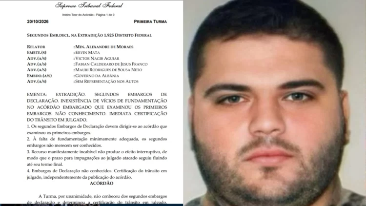 Gjykata Supreme Federale e Brazilit refuzon ankimimin e dytë të Ervin Matës